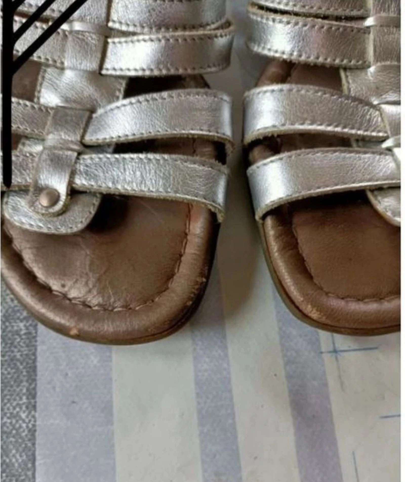 Silver The FLEXX Espadrille Sandals - Size 36 – photo 4